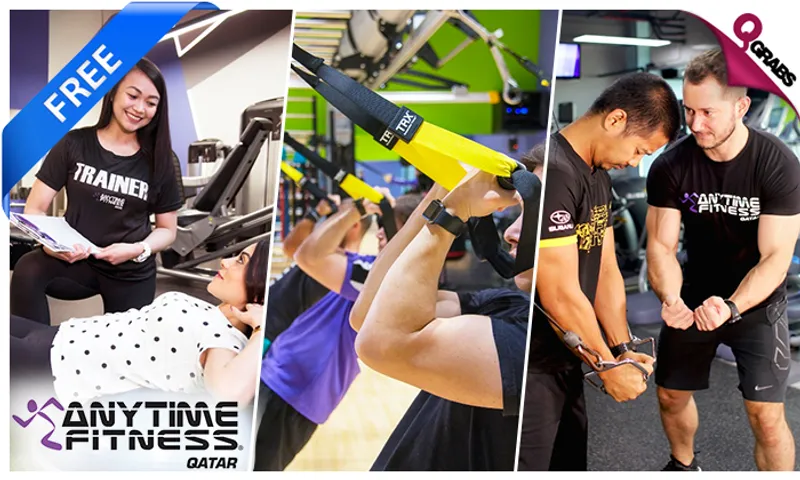 FREE 6 Months + 1 Month Membership Worth QR2599 at Anytime Fitness Qatar for 3 Winners! Enter the draw to WIN, it's FREE!